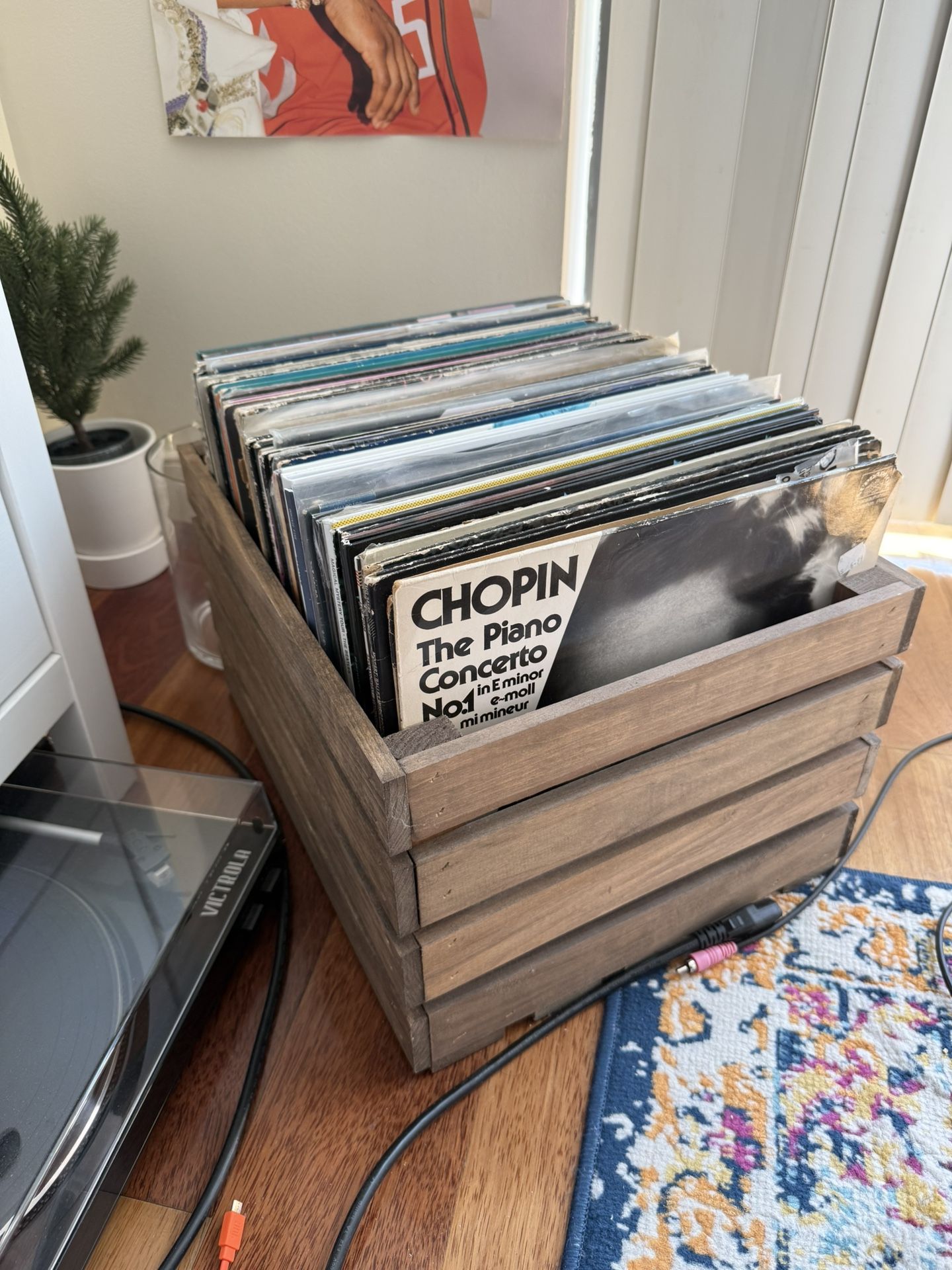 Wooden Record Crates (2 For $35)