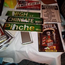 Man Cave Metal Signs