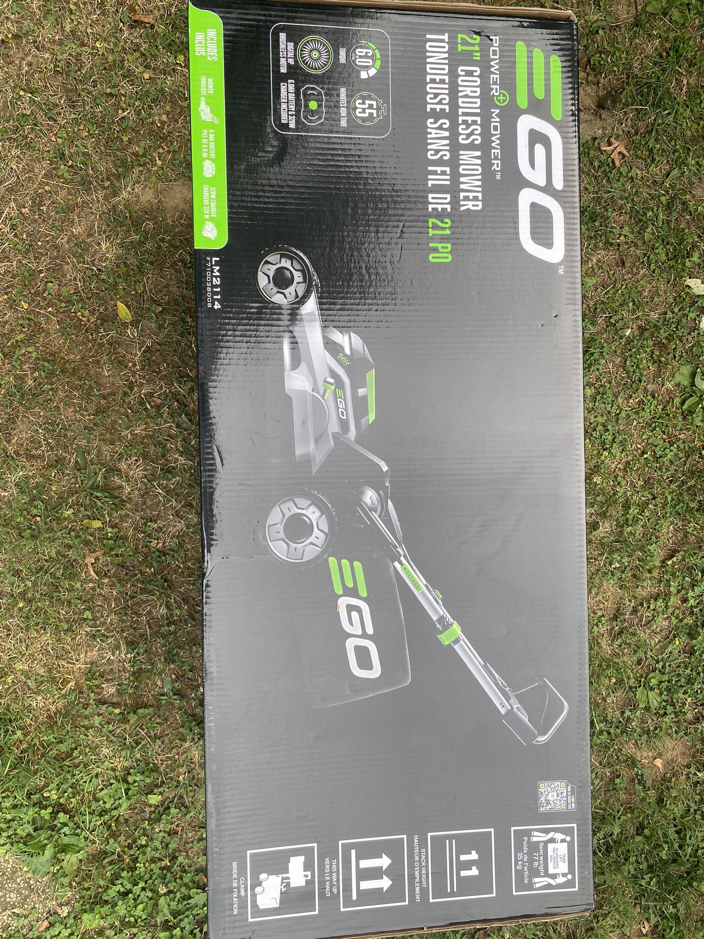 Ego 21” Push Mower Brand New In Box Never Opened Or Used!