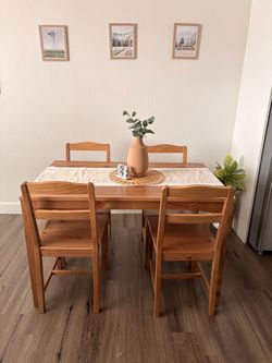 Dinner Table and Chairs for 4