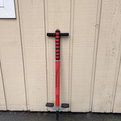 Red and black pogo stick(for kids)