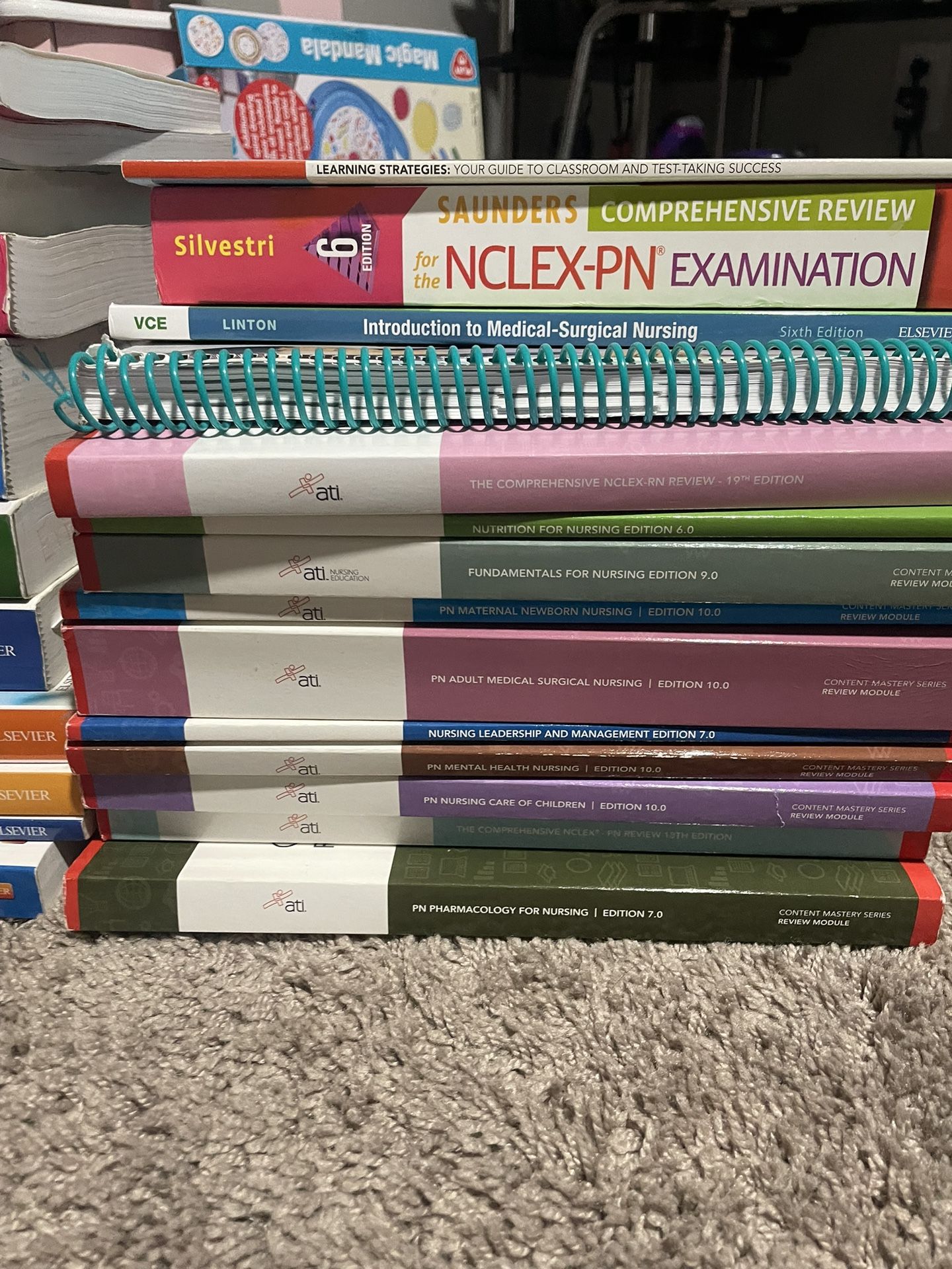 LVN program Books And ATI books