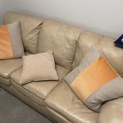Nice Leather Couch $250