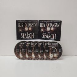 The Search Audio Book  By Iris Johansen Read By Cynthia Nixon  6 Disc Set