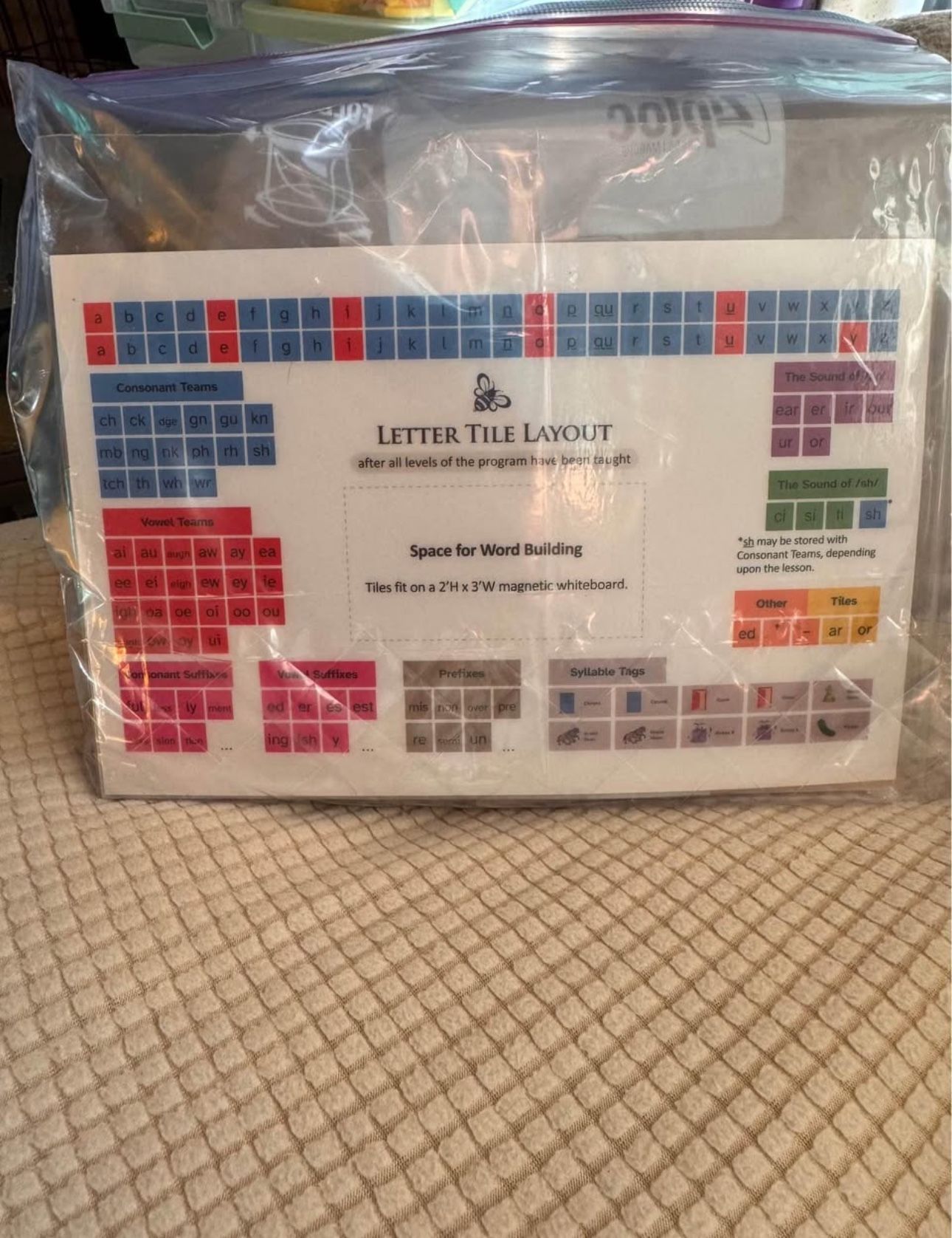 ⭐️ All About Spelling & Reading Magnetic Letter Tiles⭐️