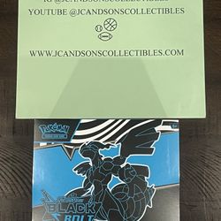 Pokemon TCG Black Bolt Elite Trainer Box ETB | Brand New & Sealed 