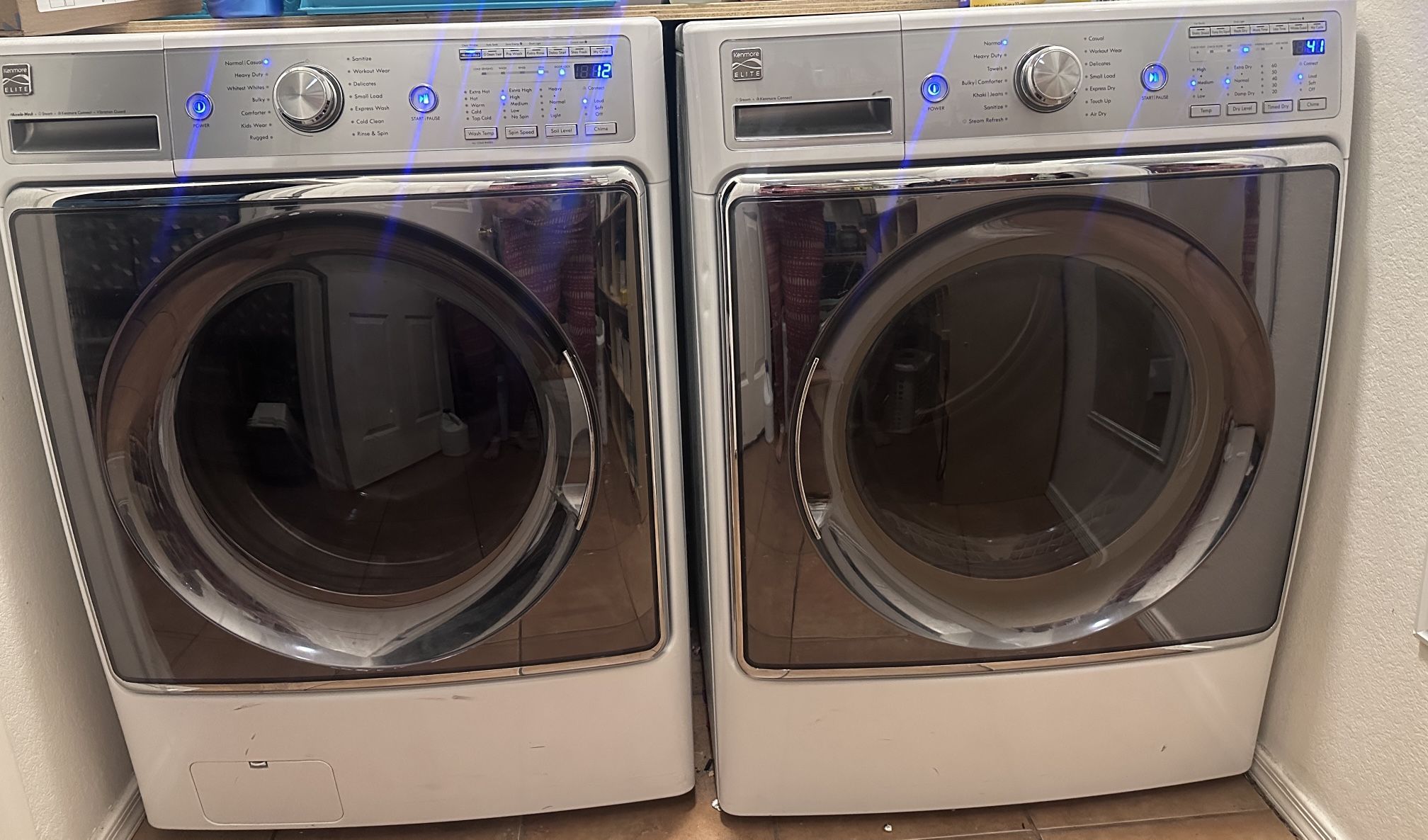 Kenmore elite Washer And Dryer