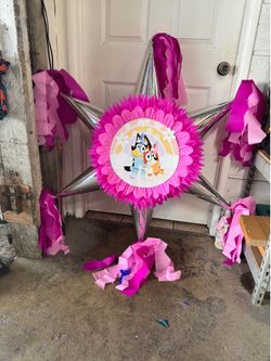 CUSTOM BLUEY TAMBOR STAR PINATA