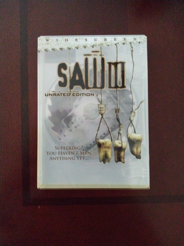 3/$10 🌟 Saw 3 Unrated Edition DVD