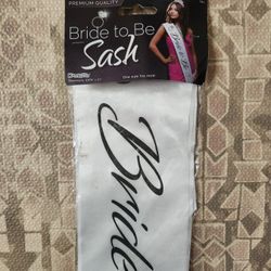 NWT Bride to Be Sash