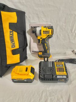 Brand new DeWalt atomic model 20V brushless impact driver tool set. $185 for the set.
