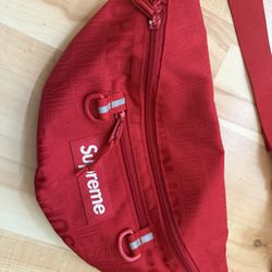 Supreme SS19 Waist Bag Red Shoulder Bag 