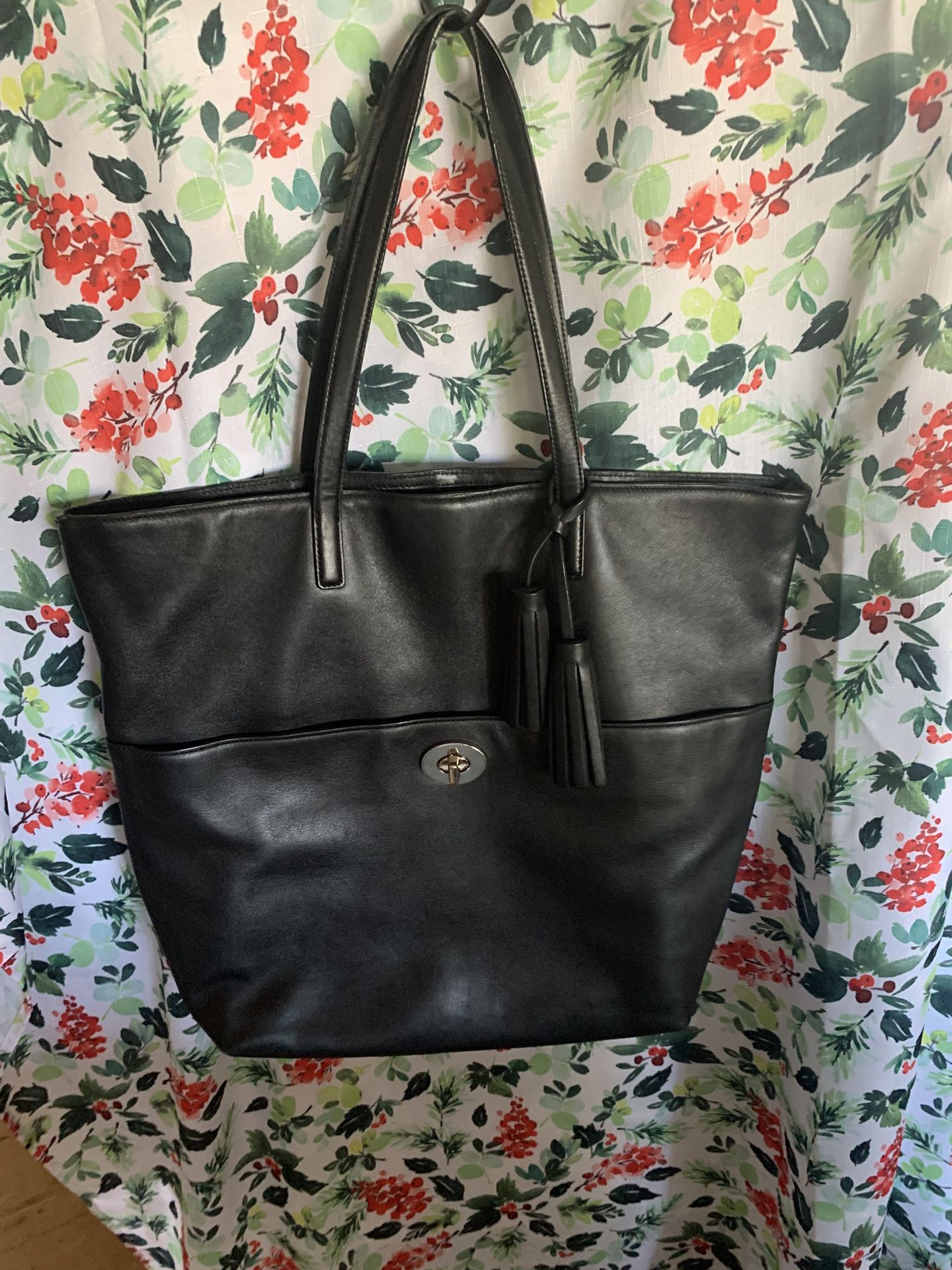 Coach Vintage Black Leather Purse