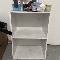White Wooden Shelf