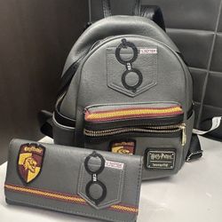 Loungefly Harry Potter Mini Backpack And Wallet