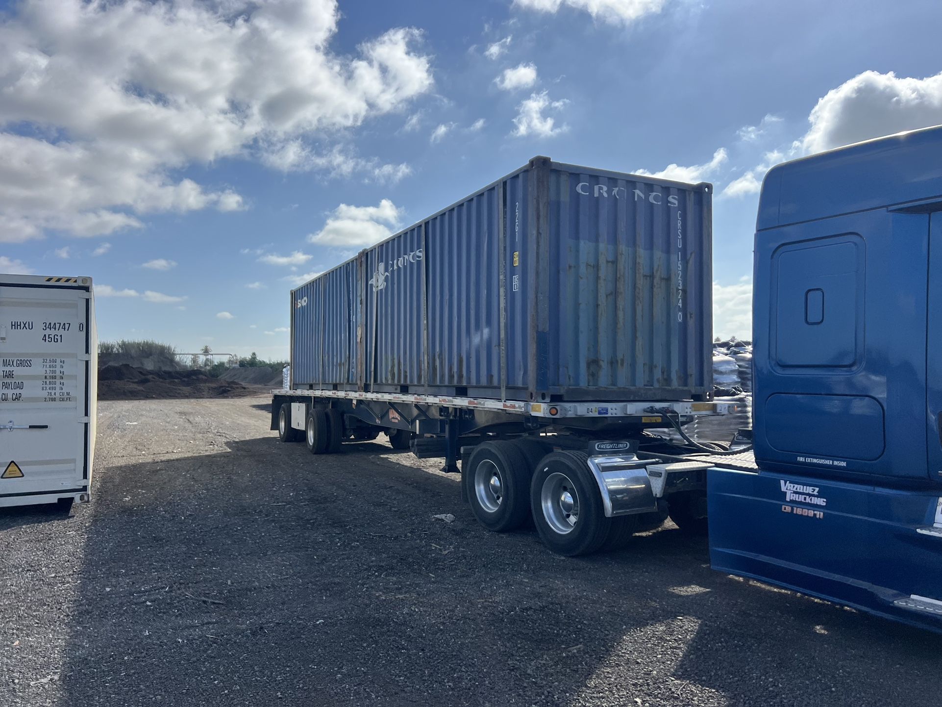 20 FOOT USED STD CARGO SHIPPING CONTAINERS