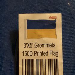 LARGE UKRAINIAN FLAG STILL SEALED!