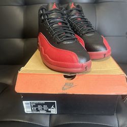 Size 7 Jordan 12 Flu Games 