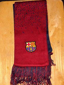 Nike FC Barcelona knit soccer scarf