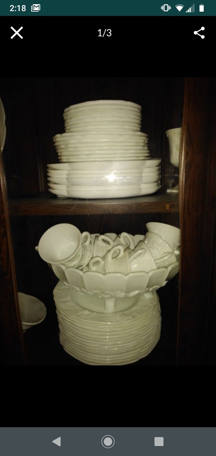 Vintage Milk Glass Collection