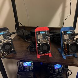 3 BitAxe Gamma 601’s