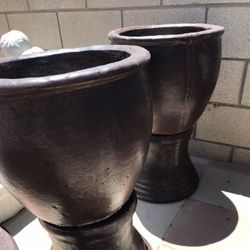 New Flower Pots Made Out Of Cement Perfect Gift For Any Occasion 