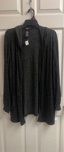 Black cardigan
