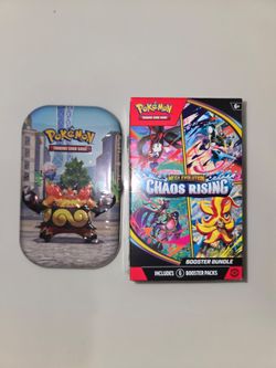 Lumiose Tin & Chaos Rising bundle Pokemon Cards