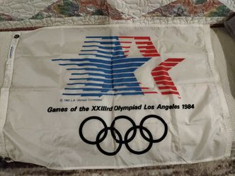 1984 Authentic Olympic Flag