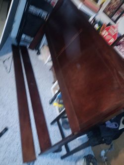 King size bed set and dresser box spring