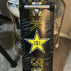 Custom Rockstar Energy Skateboard