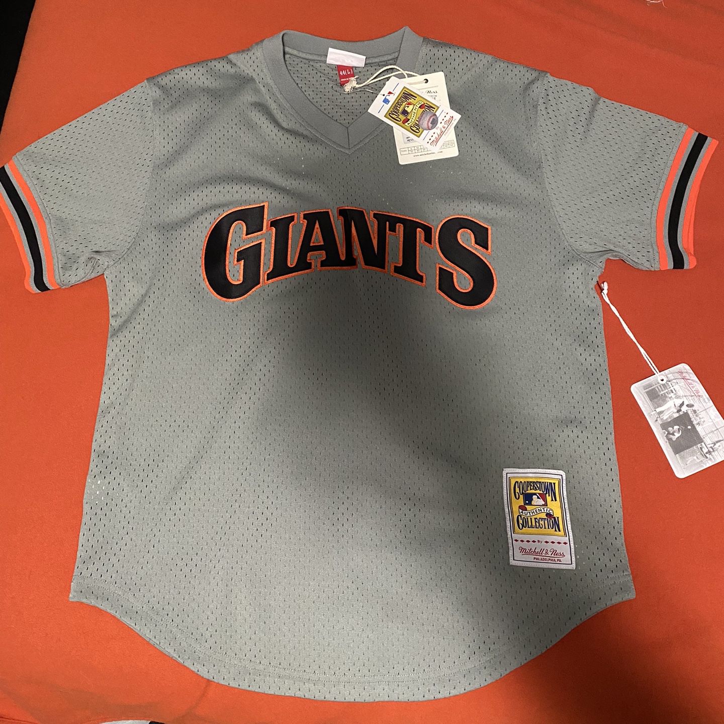 San Francisco Giants Will Clark Mitchell & Ness 1993 Black Cooperstown  Collection Mesh Batting Practice Jersey:48(XL) for Sale in Las Vegas, NV -  OfferUp