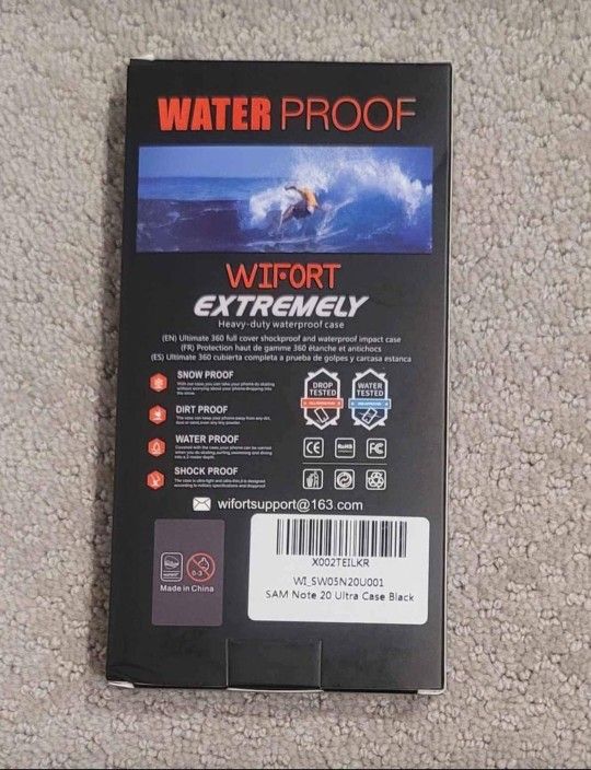 Case For Samsung Galaxy Note20 Ultra Waterproof Built In Screen Protector Heavy Duty Shock-Proof