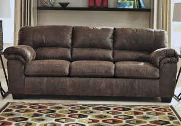 Plush Sofa recliner with tufted cushions