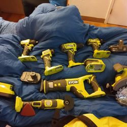 Ryobi 12 Piece Set Brand New Never Used 