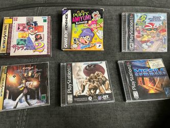 Video Games For Sale/ Sega Saturn / Gameboy/ Ps1