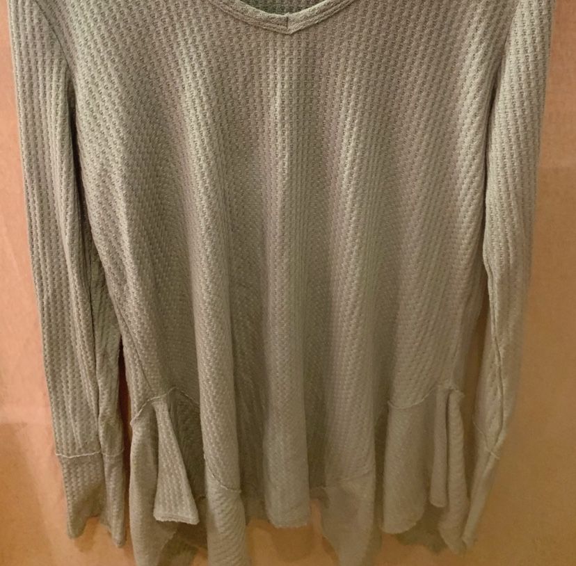 Maurices Ribbed Tunic Top