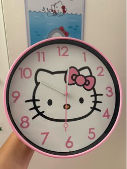 New! Hello Kitty Wall Clock