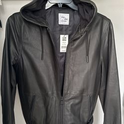 Saks Fifth Avenue Leather Jacket Small 