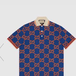 GG COTTON JACQUARD POLO T-SHIRT