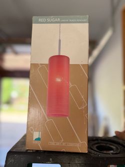 Red Sugar Linear Track Pendant