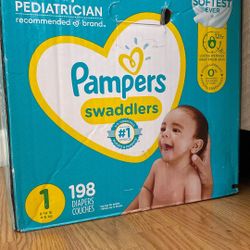 Size 1 Pampers Diapers