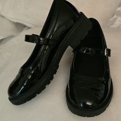Black Shoes For Girl Size 1