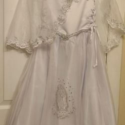 Girl's Baptism/First Communion Dress Size 6