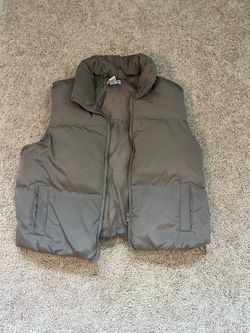 Women’s Quilted Puffer Vest - Taupe
