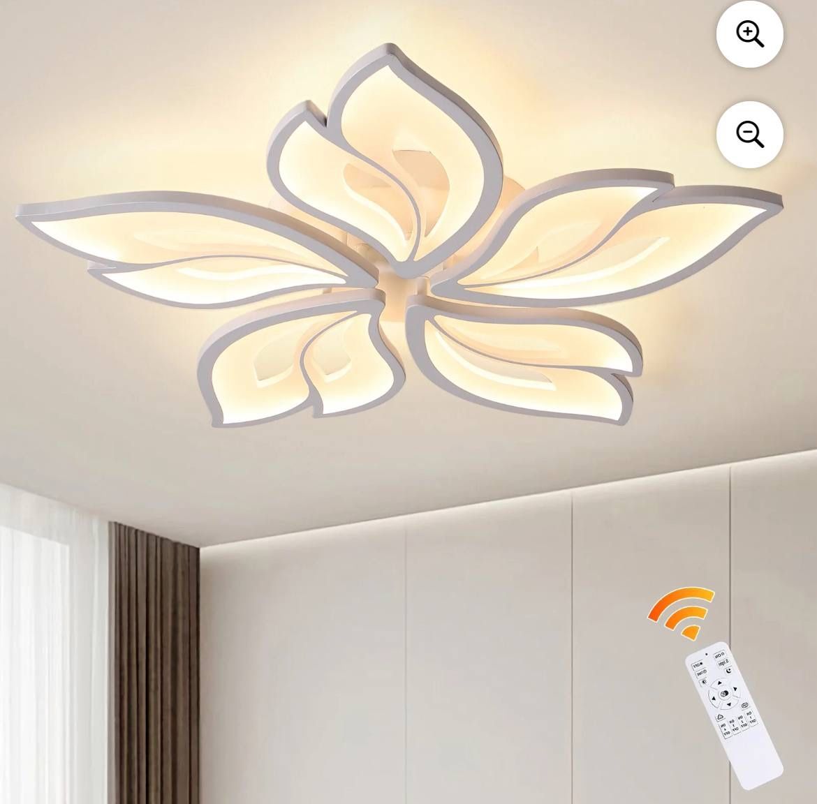 Modern White Ceiling Light