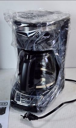 Black + Decker CM1100B 12 Cup Programmable Coffeemaker, Black.
