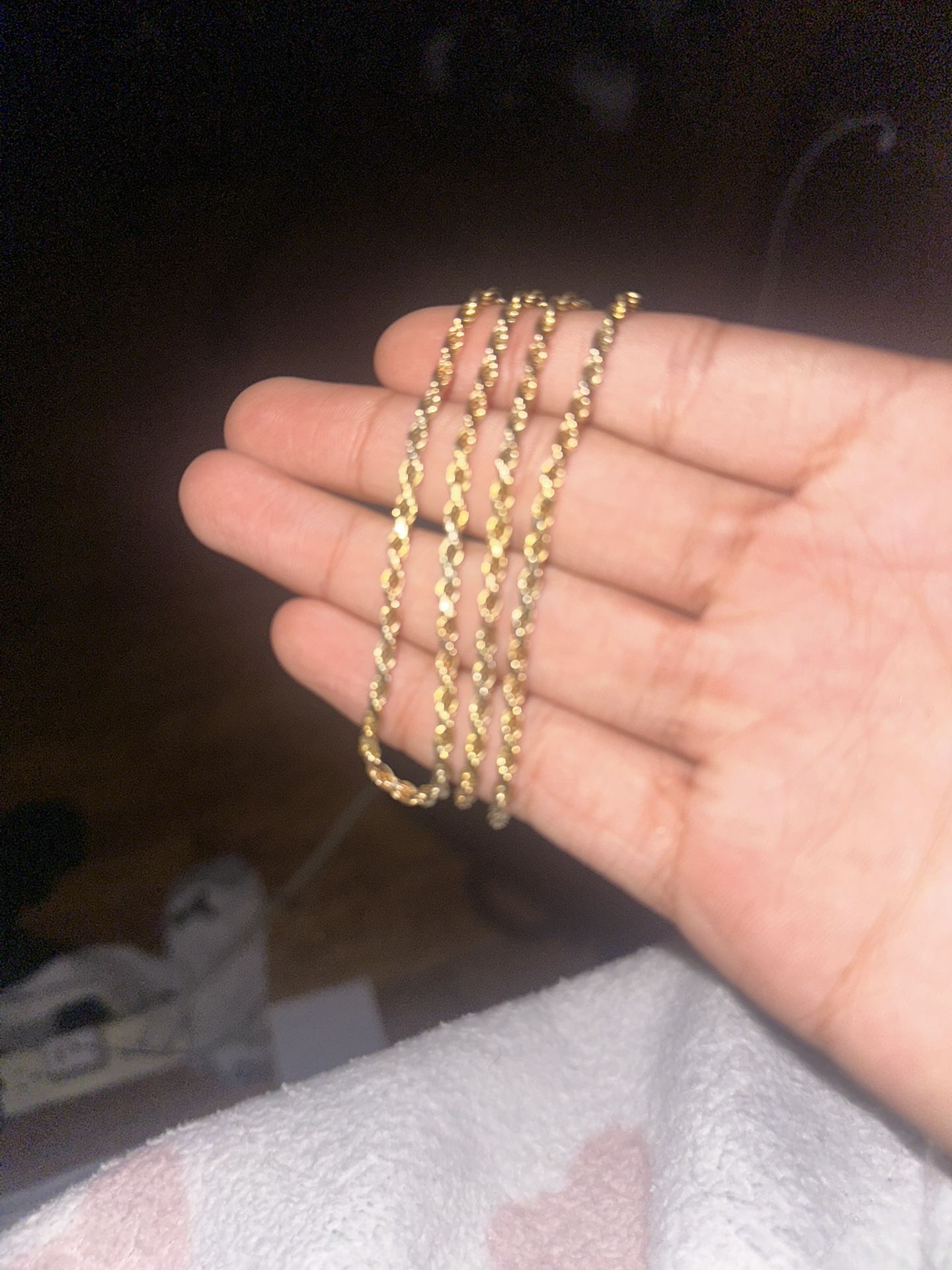 18k Rope Gold Chain