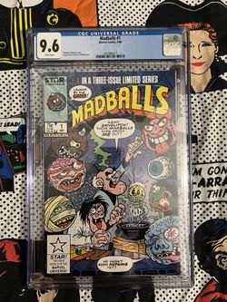 MadBalls 1 CGC 9.6 Comic Book