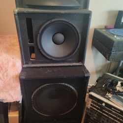(1pair Peavey Mid Bass High Frequency Combo And 18-in Fane Colossus 18b Sub